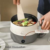 Gambar Pplus Panci Elektrik 600W Multifungsi 220V Mini Fry Pan Hotpot Serbaguna untuk Merebus & Menggoreng Memudahkan Memasak Segala Masakan Bisa Goreng Rebus Lapisan Anti Lengket - Panci Elektrik dari TYRONI-Shop undefined 5 Tokopedia