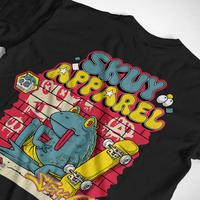 Gambar Kaos Skuy Remaja dan Dewasa Lengan Pendek Warna Hitam Unisex Pria Wanita Baju Bahan Cotton Combed 24s Kerah Bulat | Stay Chill SKY352 - M dari SKUY.LTD undefined 5 Tokopedia