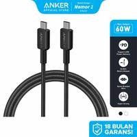 Gambar Anker Kabel Charger MFi iPhone X 11 12 13 14 15 16 PD Type C to C USB A and Lightning Fast Charging 15W 60W 240W 3ft 6ft Max 3A 5A Samsung Oppo - C-C 3ft Black dari Anker Indonesia undefined 2 Tokopedia