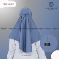 Gambar Jilbab Bergo Moza Tali Knit Snowy Hijabmehra - Model Muslim Instan Nyaman Panjang Wanita Kerudung hijab instan - Dustypink dari hijabmehra undefined 4 Tokopedia