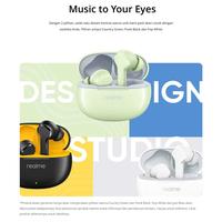 Gambar realme Buds T110 earphone TWS headest 102dB Volume Boost Mode | Bluetooth 5.4 | IPX5 Water Resistance | 10mm Dynamic Bass Driver - Country Green dari realme Official Indonesia undefined 4 Tokopedia