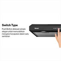 Gambar RINNAI RH-126-B / RH126B COOKER HOOD BLACK - GARANSI RESMI dari SINAR AGUNG ELEKTRONIK_NEW undefined 2 Tokopedia