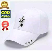 Gambar topi cincin gantungan bintang topi anting bintang topi Baseball ring anting termurah - HITAM dari OCEAN BEACH SHOP undefined 3 Tokopedia
