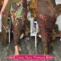 Gambar Kamen Sutra Paris ATBM Set Selendang Motif Merak Setelan Baju Pesta Wanita - KM-016 dari JSB Busana undefined 5 Tokopedia