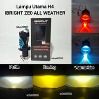 Gambar IBRIGHT Lampu Utama H4 LED ZE0 3 Warna Plus Kipas Pendingin - Devil Merah - 3 Warna dari NakaMOTOR undefined 1 Tokopedia