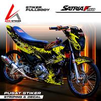 Gambar (COD) Decal Variasi Satria Fu Stiker Suzuki satria FU 150 Fullbody Motif Hayabusa Japan Motorcycle Racing - 1, Antigores Gllos dari Ads Stiker undefined 3 Tokopedia