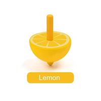 Gambar Mini Spinning Tops Mainan Edukasi Anak Gangsing Model Buah Lemon Warna Kuning UMUR 3+ dari Mideer Center undefined 2 Tokopedia