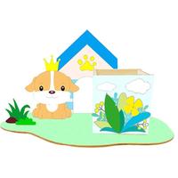 Gambar DIY Papan Kayu Hewan Tempat Pensil / Melukis / Mewarnai Gambar / Mainan Prakarya Anak - Dino dari Beebie store undefined 2 Tokopedia