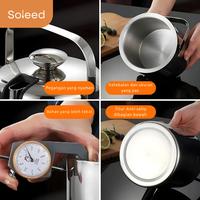 Gambar SOLEED Wadah Es Batu Stainless 1,3L | Double Wall Ice Bucket FT-026 dari JcFuturemart undefined 5 Tokopedia