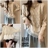 Gambar Sweater Nude Colour Knitwear Rajut Cardigan Premium Import dari Knit by Voza undefined 1 Tokopedia
