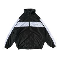 Gambar Jaket Tracktop Parasut Pria Wanita Windbreaker Tracksuite Running Motif, Keren - Putih Hand Hitam, M dari LIFESAVER.ID undefined 4 Tokopedia