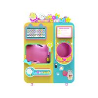 Gambar 2024 New Technology Fully Automatic Commercial Snack Vending Machine Sugar Floss Customizable Cotton Candy Vending Machine dari mbape store boz undefined 2 Tokopedia