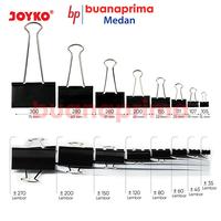 Gambar BINDER CLIP JOYKO Per Box 9 Pilihan Ukuran Penjepit Kertas Klip Hitam - 105 isi 12pcs dari Buana Prima Stationery undefined 1 Tokopedia