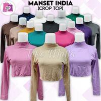 Gambar Tiktok Shoop Indonesia MANSET WANITA INDIA BAHAN RAYON PREMIUM SUPER/CROP TOP DALAMAN BAJU MUSLIM NYAMAN ADEM DAN LENTUR ELASTIS SANGAT NYAMAN DI GUNAKAN Hitam Panjang Putih Pink Atasan - Army, XL dari Toko malla undefined 4 Tokopedia