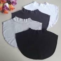 Gambar Manset Leher Wanita Menutup Dada Bahan Jersey Premium Aksesoris Fashion Dalaman Hijab Berkualitas - Hitam dari Anggara Store Shop undefined 5 Tokopedia