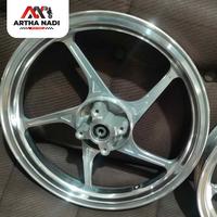 Gambar Velg Rossi Sprint Palang 5 Silver Chrome Yamaha Mio Series dari Artha Nadi Motor undefined 2 Tokopedia