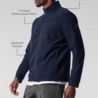 Gambar Jaket olahraga pria - Original ALO Conquer Max Mock Neck Full Zip - Navy, S dari mavvowardrobe_NEW undefined 3 Tokopedia