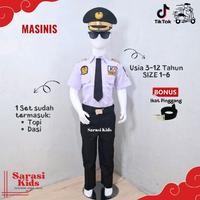 Gambar Baju masinis kereta api anak laki laki kostum masinis seragam masinis pakaian masinis pakaian karnaval baju profesi anak - No 2 (4-5 Th) dari Sarasi Kids Fashion undefined 1 Tokopedia