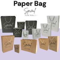 Gambar Grosir/satuan Paperbag Kado Special For You Ukuran S-M-L-XL - SFY Cokelat, S 15×7×20 cm dari laris paperbag undefined 1 Tokopedia