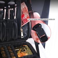 Gambar Pouch make up tempat make up tas kosmetik make up kotak make up kosmetik tempat make up tas makeup Beauty case makeup koper kecil makeup pouch mini makeup washbag travel pouch alat mandi COD Arrival Tas kosmetik PU Soft Pink Tas Make up Beauty Case - Black-26*24*10cm dari Tok-Goyamall.id undefined 3 Tokopedia
