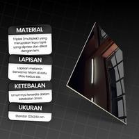 Gambar Papan Triplek Multiplex Melamin Hitam Mengkilap Glossy Doff Tebal 3mm ukuran 122cm x 244cm - GLOSSY dari Bos Triplek undefined 2 Tokopedia