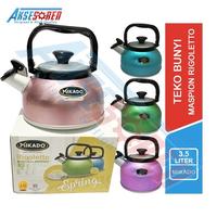 Gambar Whistling Kettle [3.5 L] / Ceret Panci Siul Memasak Air [3,5 Liter] - Pink dari Aksesoren undefined 1 Tokopedia