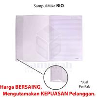 Gambar Sampul Plastik Mika BIO Ukuran Folio - F4 / Sampul Buku Folio Mica / Paket Pelajaran Besar Isi 10 Lembar dari Samurah Stationery STORE undefined 2 Tokopedia