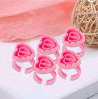 Gambar 100pcs Glue Ring Russian for Eyelash Extension - PINK, Round dari Brancheeline undefined 4 Tokopedia