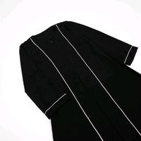 Gambar NEW COLLECTION || Abaya Qiana Gamis Arabian Hitam mewah Fashion muslim wanita elegant cantik premium bahan Crinkle Airflow Jumbo Maxxi list elegant Syari Remaja Lebaran Simple Basic Kaftan Maxi Dewasa Dress Pesta Kondangan dubai cringkle manis gamis abaya - S, HITAM dari Latahzan collection undefined 5 Tokopedia