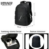 Gambar Tas Ransel Pria Tas Ransel Laptop Bonus Rain Cover Tas Sekolah Smp Sma Tas Kuliah Winner 092 cowok dari Topping Bag Shop undefined 4 Tokopedia