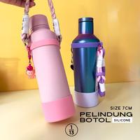 Gambar New Pelindung Botol Minum 6.5 cm - 7 cm Tumbler Boot / Bumper Karet Silicone Anti Slip 7cm dari SeverinaEulaila undefined 3 Tokopedia