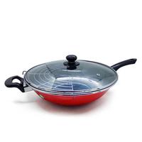 Gambar Maspion Wajan Peniris Stirfry 33cm tutup kaca / Wajan Serbaguna Teflon - MHS dari Maspion Home Store undefined 3 Tokopedia