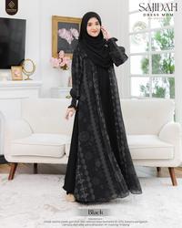 Gambar DRESS MOM SAJIDAH SARIMBIT Hana  Sajidah Ied Series by Emkahijab - BEIGE, XS dari arroyyanfashion undefined 2 Tokopedia