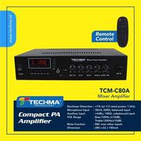 Gambar AMPLIFIER TECHMA TCM-C80A Mixer Amplifier dari Techno Computer Bali undefined 2 Tokopedia