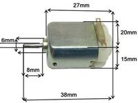 Gambar Motor DC 3v - 5v Dinamo tamiya robot smart car 0.2A 1200rpm dari Rajacell Bekasi undefined 5 Tokopedia