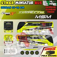 Gambar Stiker miniatur bus MSM Cinderella | Toretto | Babby Boss BONUS POLA BASURI - Cinderella, 31 cm dari Dagang Tempelan_NEW undefined 3 Tokopedia