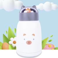Gambar Botol Minum Anak Sekolah Karakter Lucu Tumbler Gemoy / B9 Tahan Bocor - Putih dari PEDE MALL undefined 3 Tokopedia