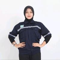 Gambar ATASAN WEARPACK SAFETY LENGAN PENDEK - BIRU DONGKER/NAVY, L dari LUMBUNG WEARPACK undefined 5 Tokopedia