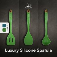 Gambar CANARY - Silicone Spatula / Turner & Ladle Luxury Heat Resistant Kitchen Utensil - CNR-SS005 - SODET, Biru dari Canary Kitchenware undefined 1 Tokopedia