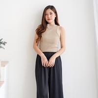 Gambar ADA - Tank Top Halter Rib Zola Wanita Dewasa - Black, S dari adafashionstore undefined 4 Tokopedia