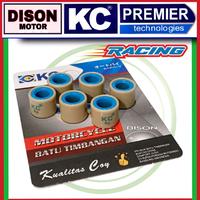Gambar Roller racing beat spacy scoopy karbu 8 9 gram original KC premier Motor - 9 gram standar dari DISON motor undefined 3 Tokopedia