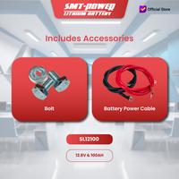 Gambar Baterai Lithium LiFePO4 12V 100Ah Aki Battery Litium SMT Power Battery dari SAMOTO Official Store undefined 4 Tokopedia