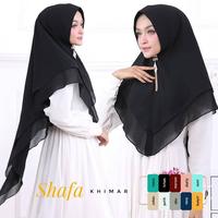 Gambar Shafa Jilbab Khimar Pinguin Dua Layer Sifon Crepe/ Kerudung Instan/ Hijab Instan Murah/ Grosir murah - Hijau dari talisaatalya undefined 2 Tokopedia