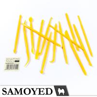 Gambar SAMOYED SCTS-P Alat Ukir / Pahat Plastik Seni Patung / Pot Tanah Liat Polimer / Keramik / Lilin / Dekorasi Kue / Food Grade Plastic Pottery / Polymer / Ceramic Clay / Wax / Plaster / Cake Frosting Sculpting / Modeling / Carving Tools dari SamoyedOfficial undefined 5 Tokopedia