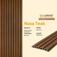 Gambar Wall Cladding WPC Outdoor Neowood CL4 Series Pvc dari Living Flooring Indonesia undefined 3 Tokopedia