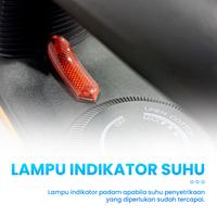 Gambar [HENGKY KURNIAWAN X FINITO] Setrika Listrik Finito FS-300 Cepat Panas Anti Lengket dengan Pengaman Thermostat dan Alas Ceralon - Hitam dari FINITO ELEKTRONIK_NEW undefined 3 Tokopedia