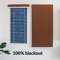 Gambar Roller Blind Blackout  Lebar 50 55 60 65 70 x 180  – 6 warna Tirai Gulung Jendela Minimalis Tirai kantor jendela  apartemen gorden kamar minimalis - abu, 50 x 180 dari gordenlaris_NEW undefined 1 Tokopedia
