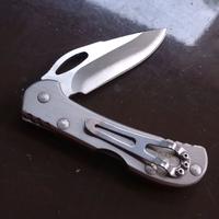 Gambar Buck 726 minispitfire folding knife 2,75",plain blade gray alumunium handle , lockback bekas dari Berkah jaya27 juga undefined 5 Tokopedia