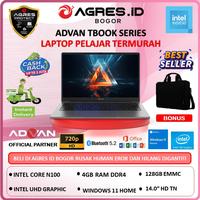 Gambar Laptop Advan TBOOK Intel N100 Ram 4gb EMMC 128gb Windows 11 14.0 ( Exclusive Agres ID Bogor ) - LAPTOP dari AGRES ID BOGOR undefined 1 Tokopedia