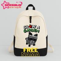 Gambar tas ransel backpack anak motif RACOON GROW A GARDEN ROBLOX FREE NAMA Sekolah - Hitam dari SPESIALIS TAS DAN RANSEL ANAK undefined 5 Tokopedia